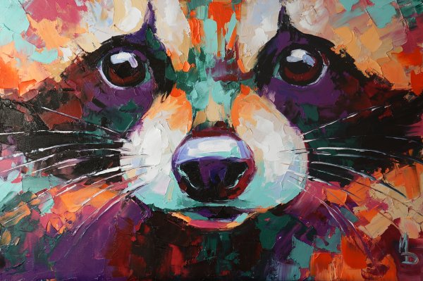 Непонятные рисунки гуашью