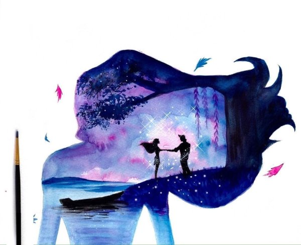 Рисунок на новогоднюю тему