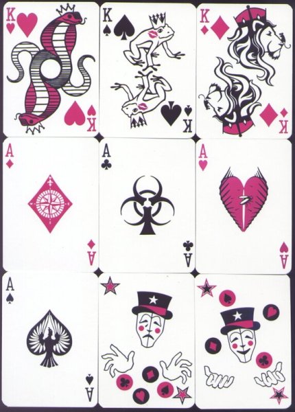 Разрисованные карты игральные