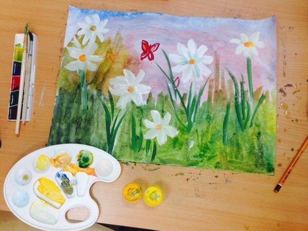 Рисование с детьми лето