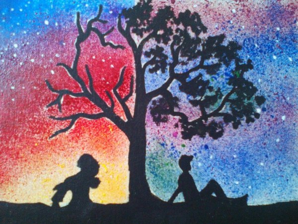 Техника набрызг