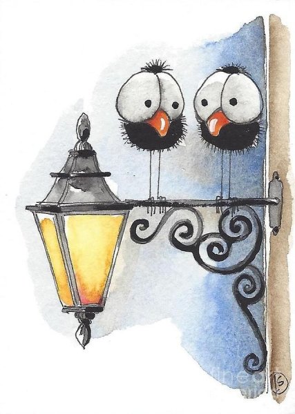 Рисунки гуашью прикольные