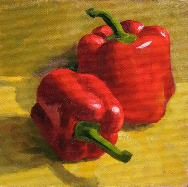 Болгарские перцы Этюд