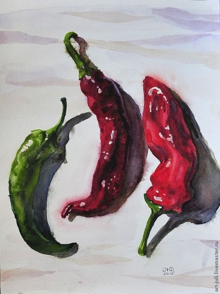 Перец гуашью