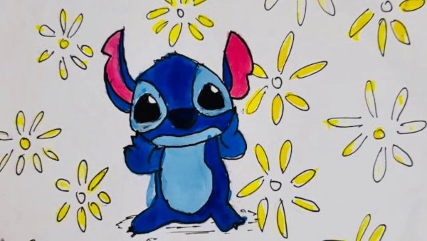 Стич гуашью