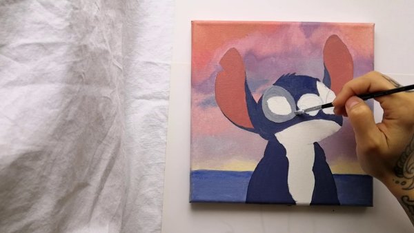 Стич фломастерами