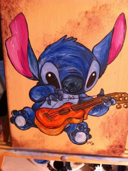 Стич гуашью