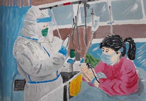 Рисунки для конкурса на тему спасибо врачам