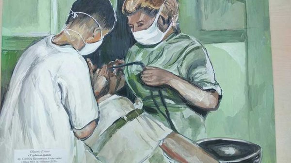 Картина медработников