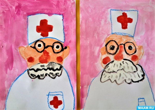 Рисование в старшей группе на тему профессии