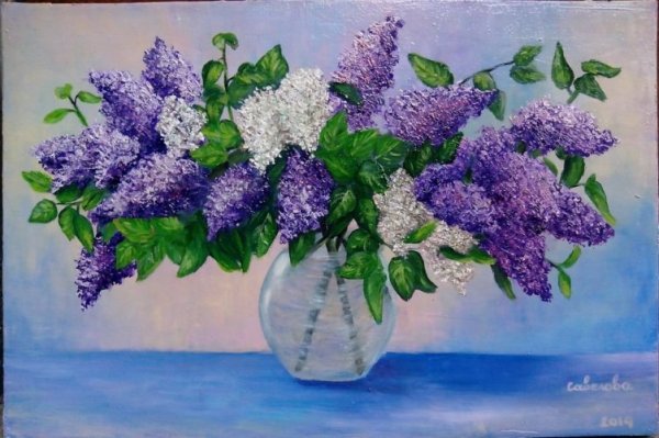 Сирень рисунок