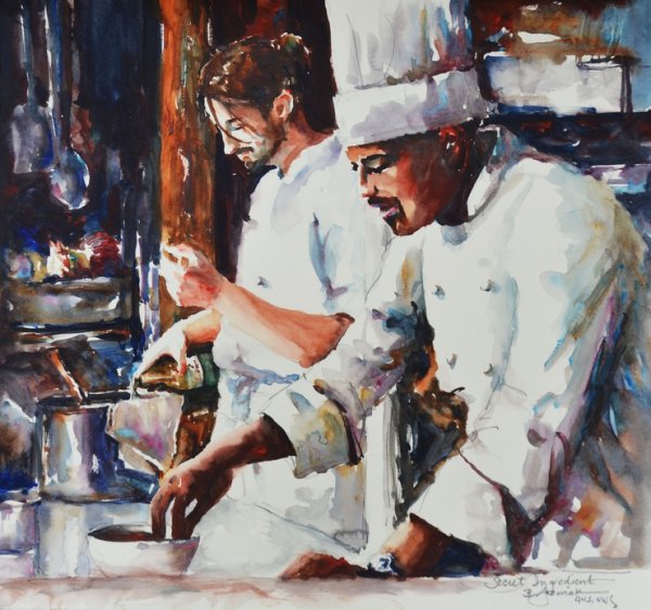 Повар картины художников