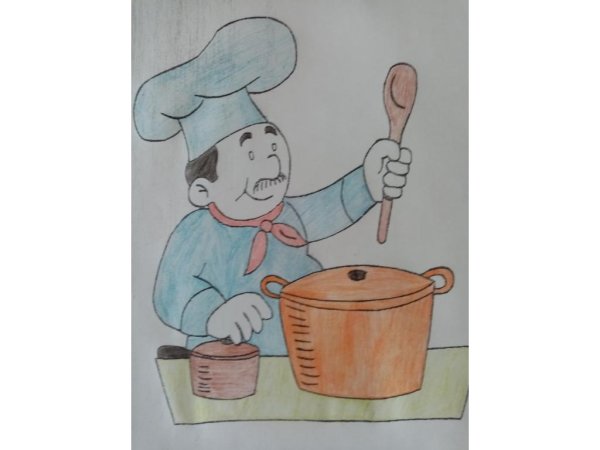 Профессия повар рисунок