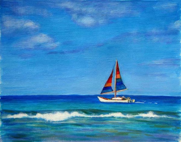 Морской пейзаж для детей