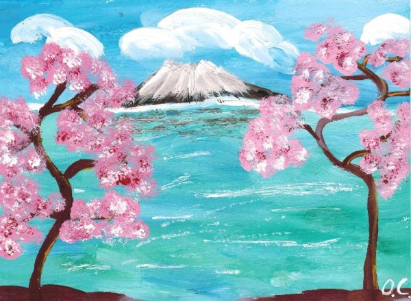 Рисование Сакуры