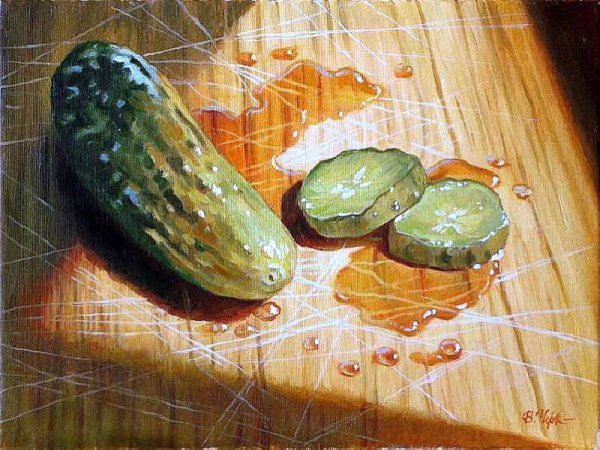 Огурцы в живописи
