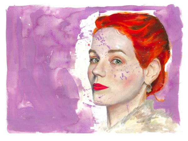 Акварельный портрет