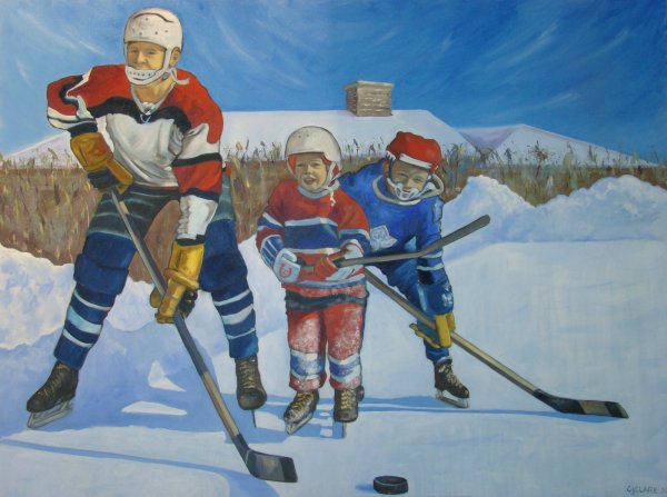 Вратарь хоккей арт