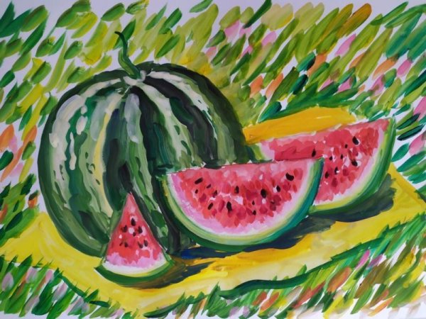 Рисование Арбуз