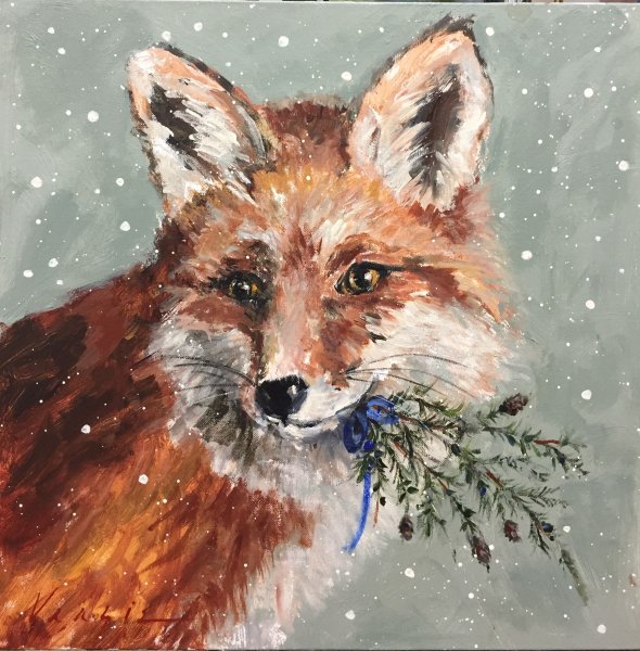 Алмазная мозаика "лиса"