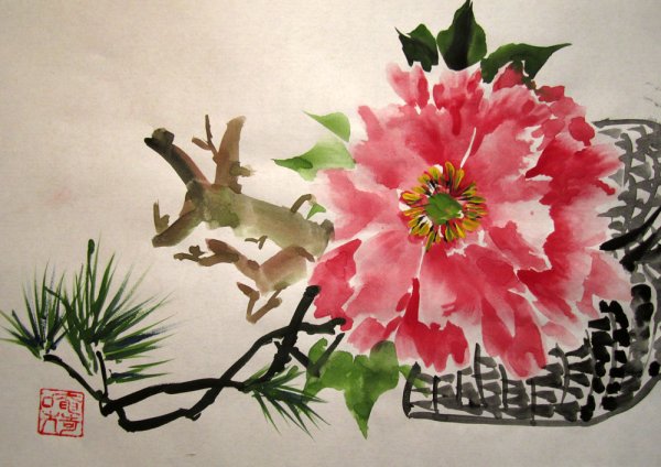 Икебана карандашом