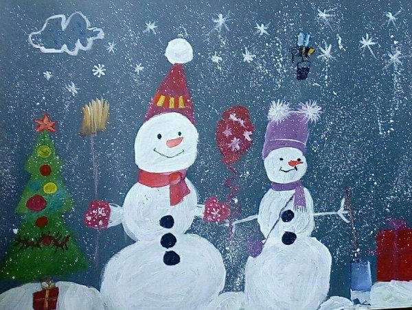 Рисование для детей красками