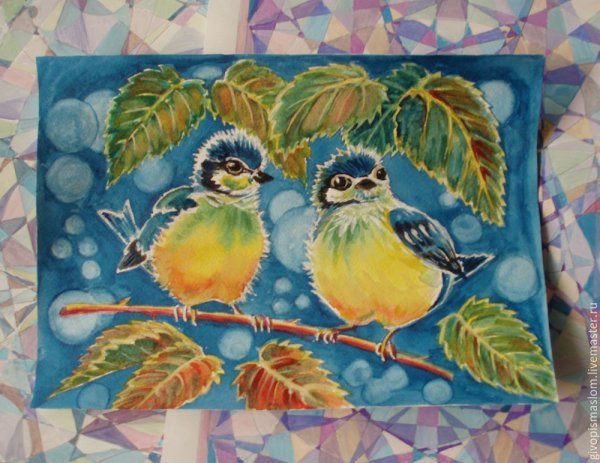 Рисуем акварелью с детьми