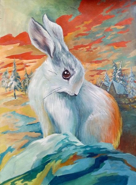 Рисунки гуашью