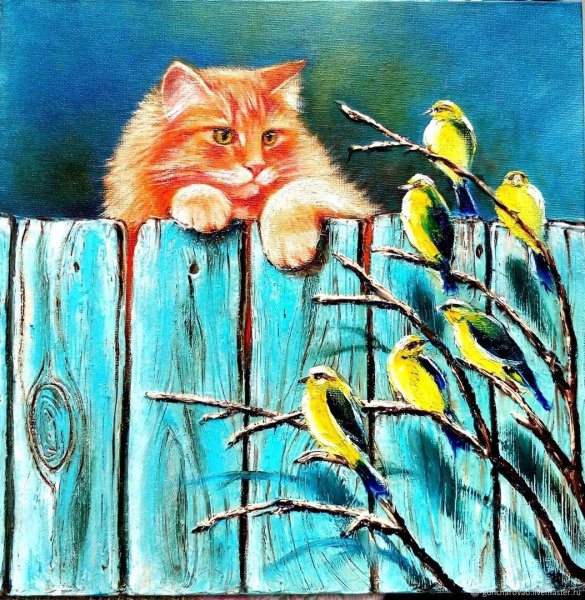 Картины с кошками