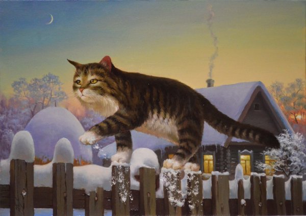 Осенние коты Татьяны Родионовой