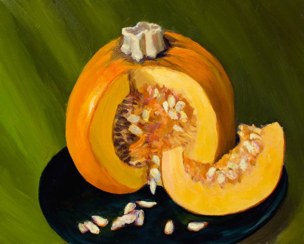 Тыква в разрезе
