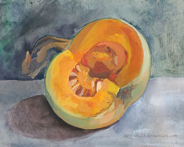 Этюды гуашью натюрморт