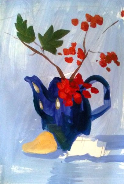 Работы гуашью для детей