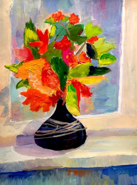 Рисование осенних цветов