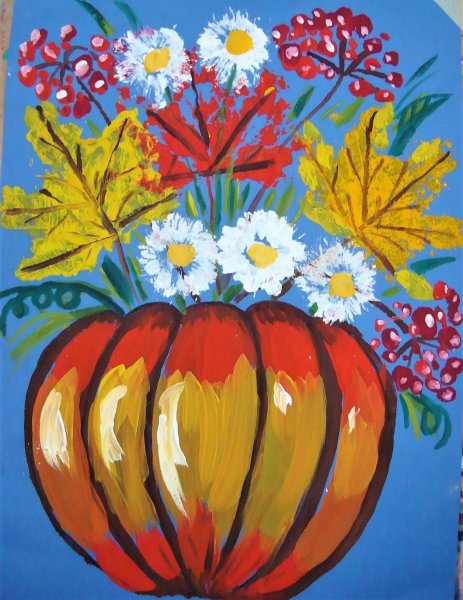 Осенний натюрморт для детей