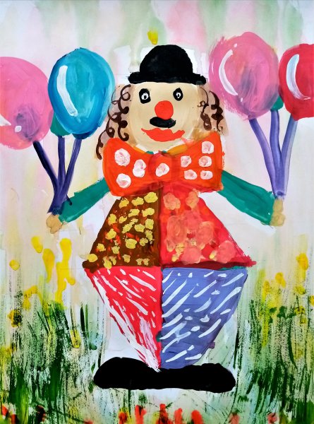 Рисованиекраскаими для детей