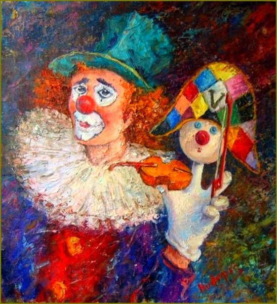 Клоун картина