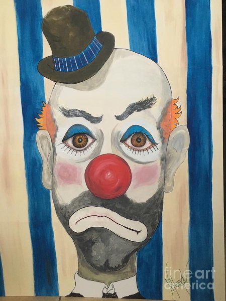 Лицо клоуна