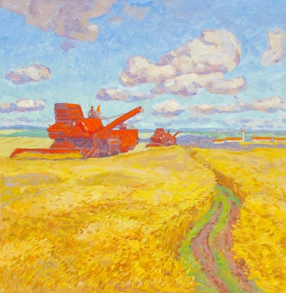 Степь рисунок