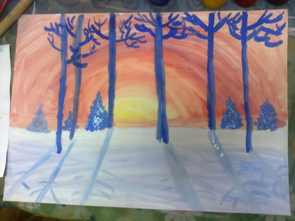 Рисование в подготовительной группе