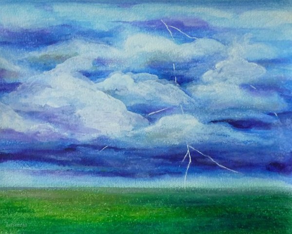 Рерих Зов неба молния