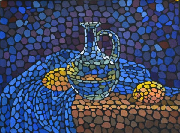 Пуантилизм картины натюрморт