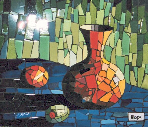 Натюрморт в технике мозаика