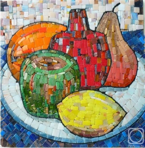 Натюрморт из мозаики