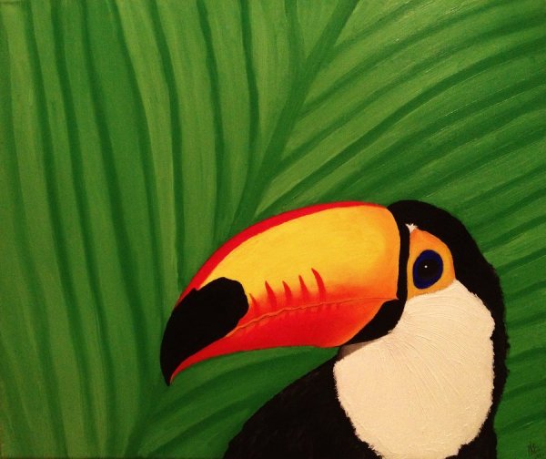 Тукан поп арт