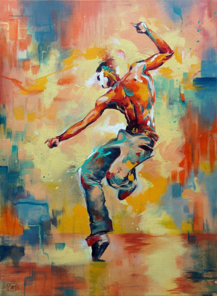 Танец акварель
