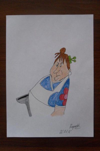 Карлсон карандашом