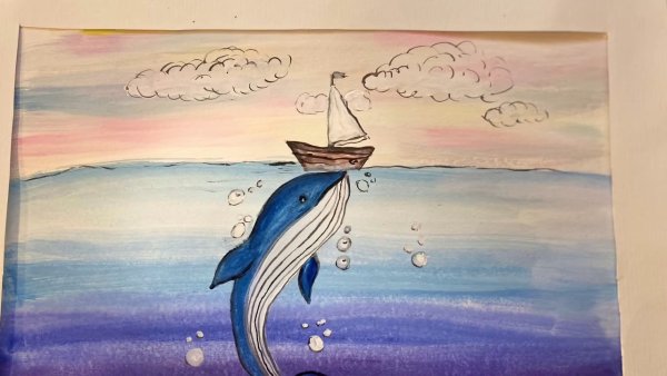 Правополушарное рисование кит