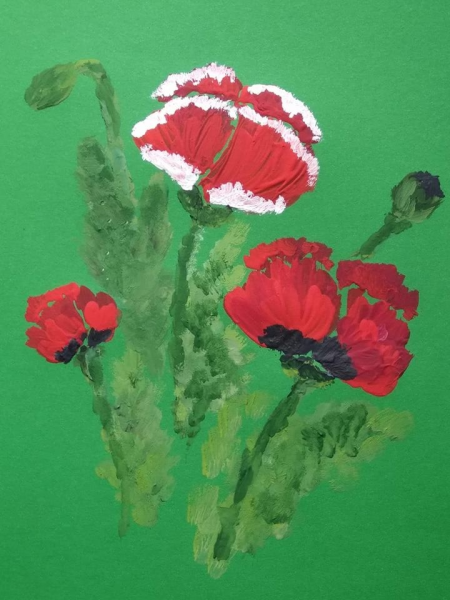 Нетрадиционное рисование маки