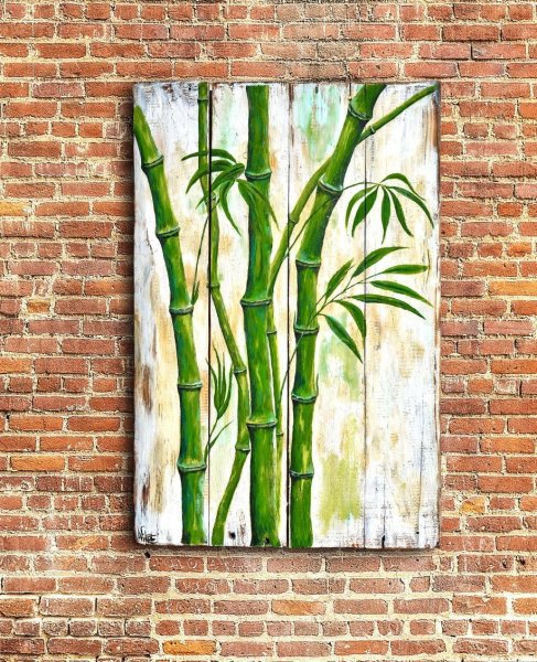 Бамбук живопись